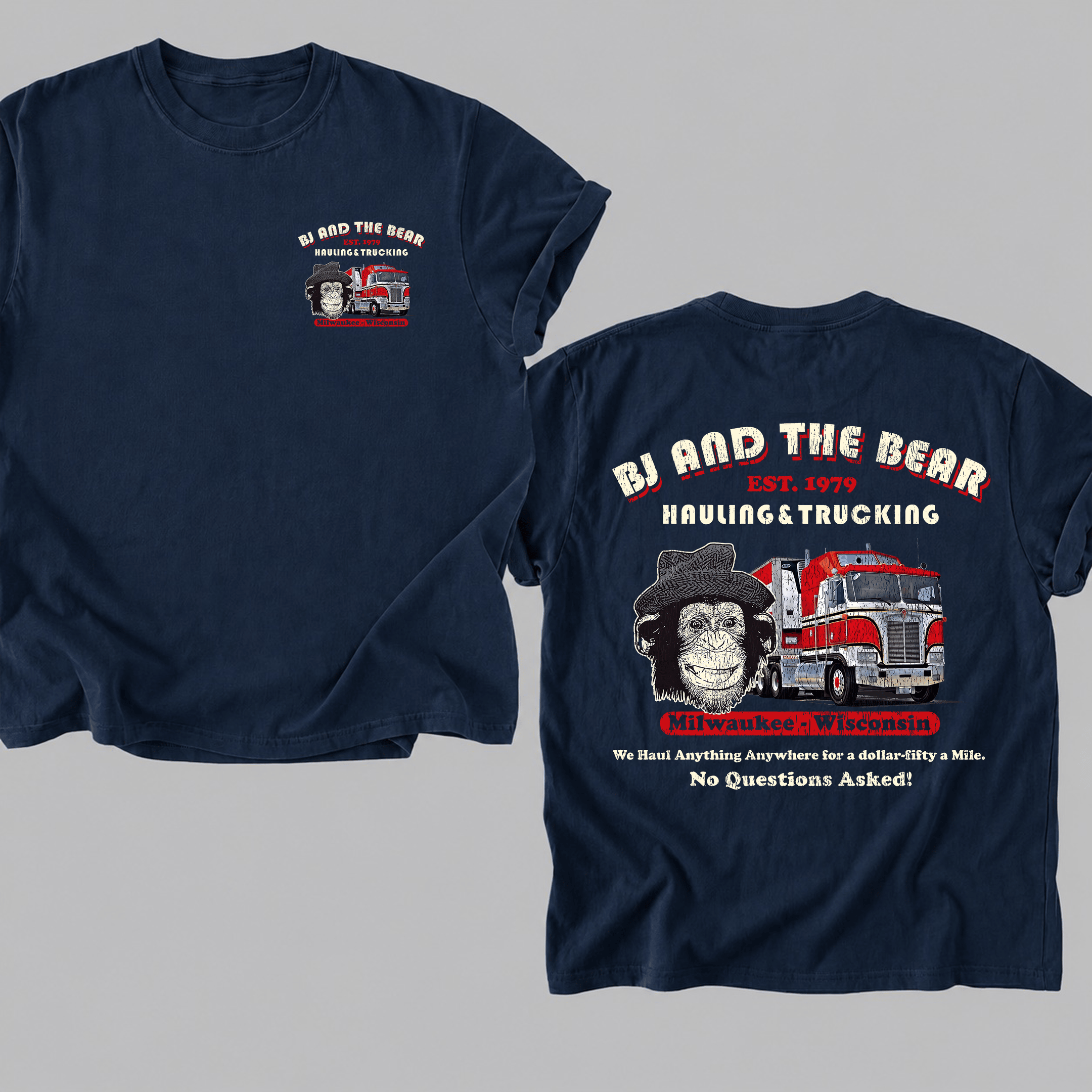 NT - BJ & The Bear Parody 70s TV Show Tribute TShirt