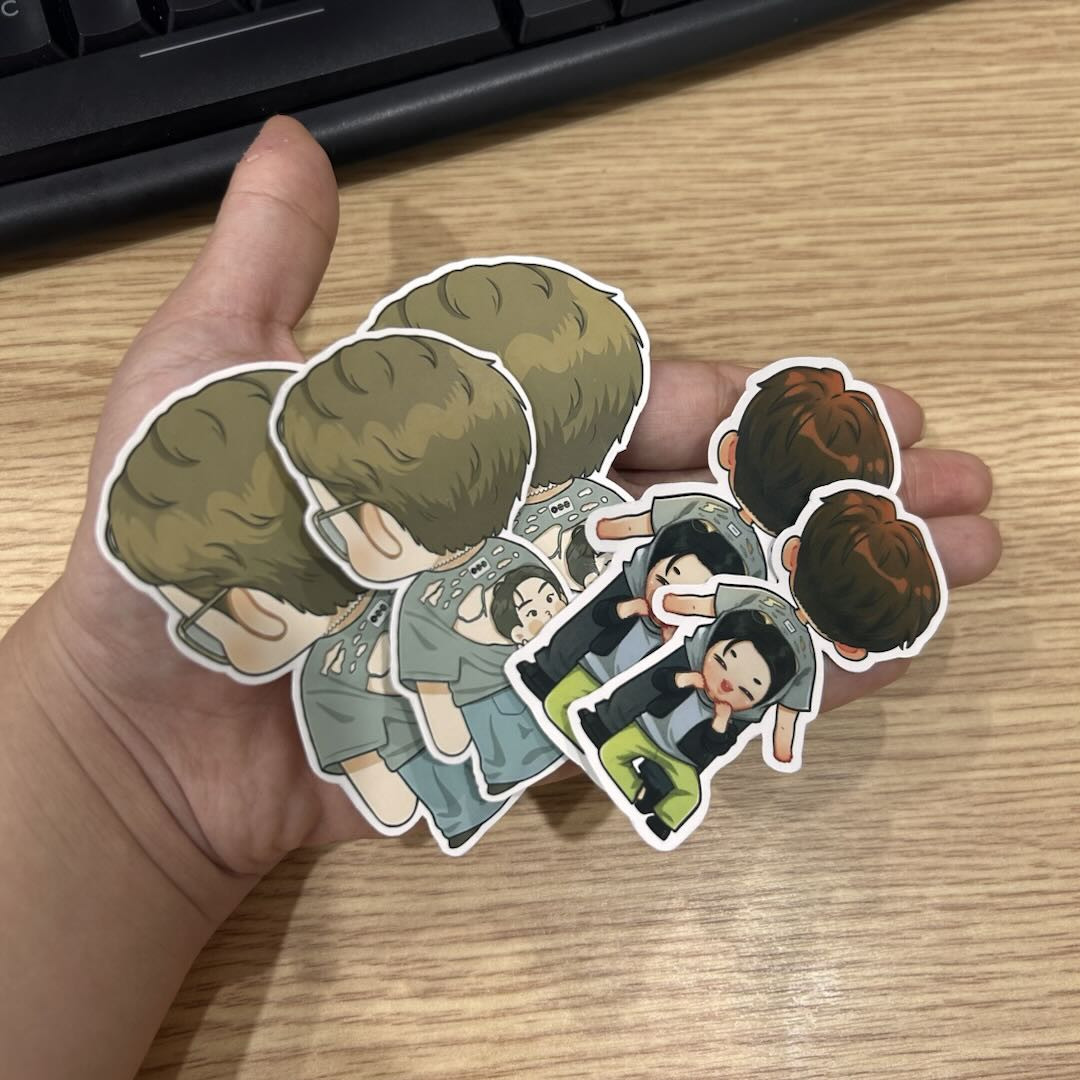 TQ - Funny NamJin Sticker, Jin and Namjoon BTS Sticker