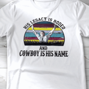 PK - His Legacy Is Rodeo Cowboy Wave Tee