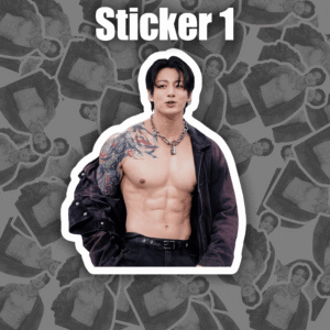 NT - Jungkook BTS Body Funny Sticker
