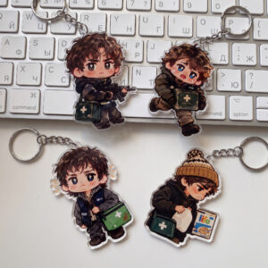 TQ - Resident Evil Keychain, Resident Evil Bryan Hodukavich Acrylic Keychain