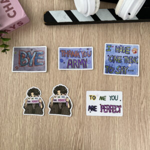 TQ - Jungkook BTS Die-cut Sticker, Jungkook To Me You Are Perfect, Kpop Fan Gift