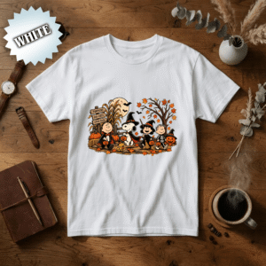 NNA - Vintage Peanuts Halloween Tee, Fall Pumpkin Shirt, Spooky Season T-Shirt, Cute Halloween Gift, Cartoon Tee