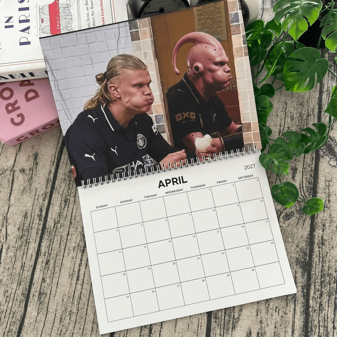 4T - Erling Haaland 2027 Wall Calendar