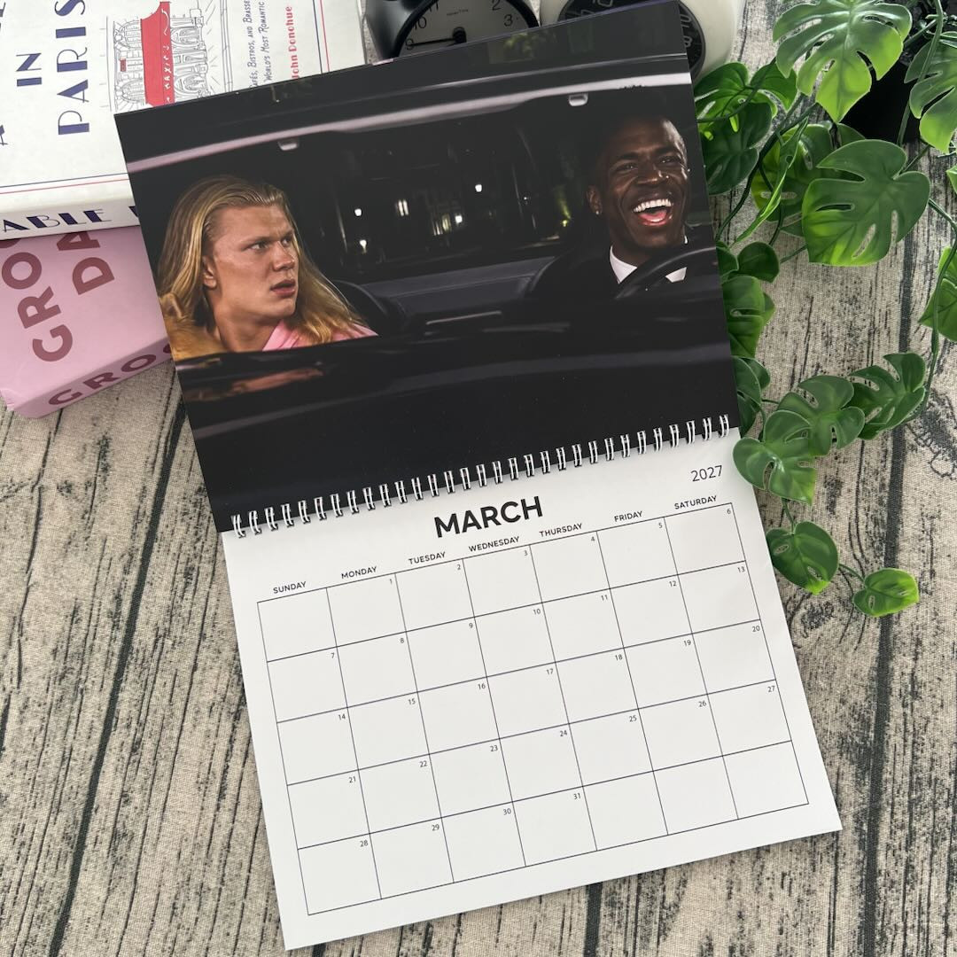 4T - Erling Haaland 2027 Wall Calendar