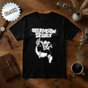 NNA -Operation Spidey Graphic Tee, Vintage Spider Hero Shirt, Comic Book Style Comfort Colors T-Shirt, Hero Action Streetwear