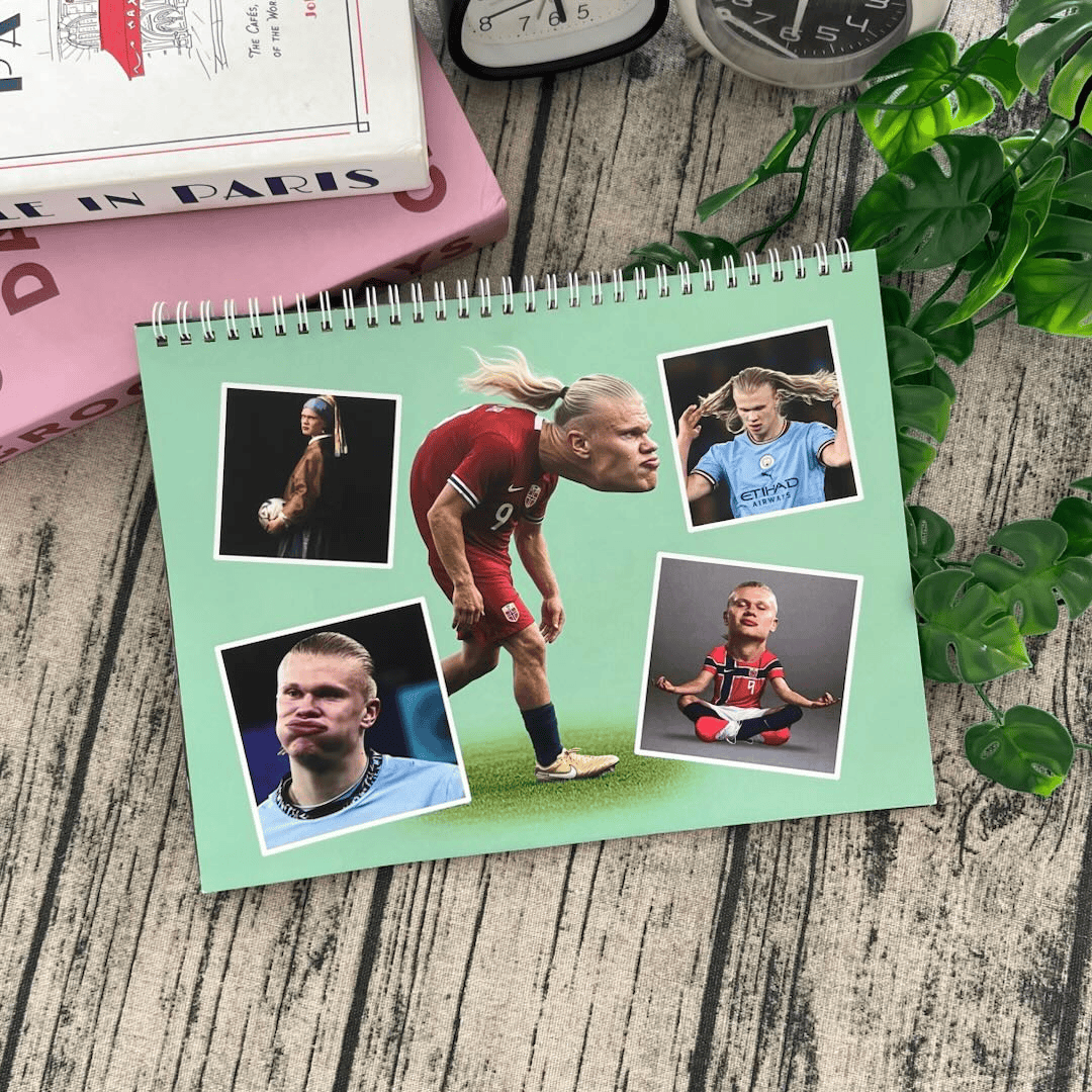 4T - Erling Haaland 2027 Wall Calendar