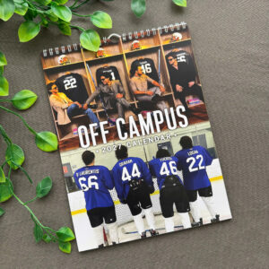 4T - [VER 2] Off Campus 2027 Wall Calendar Hanger, Garret - DeanDiLaurentis - Logan - Tucker, Gift For Fan