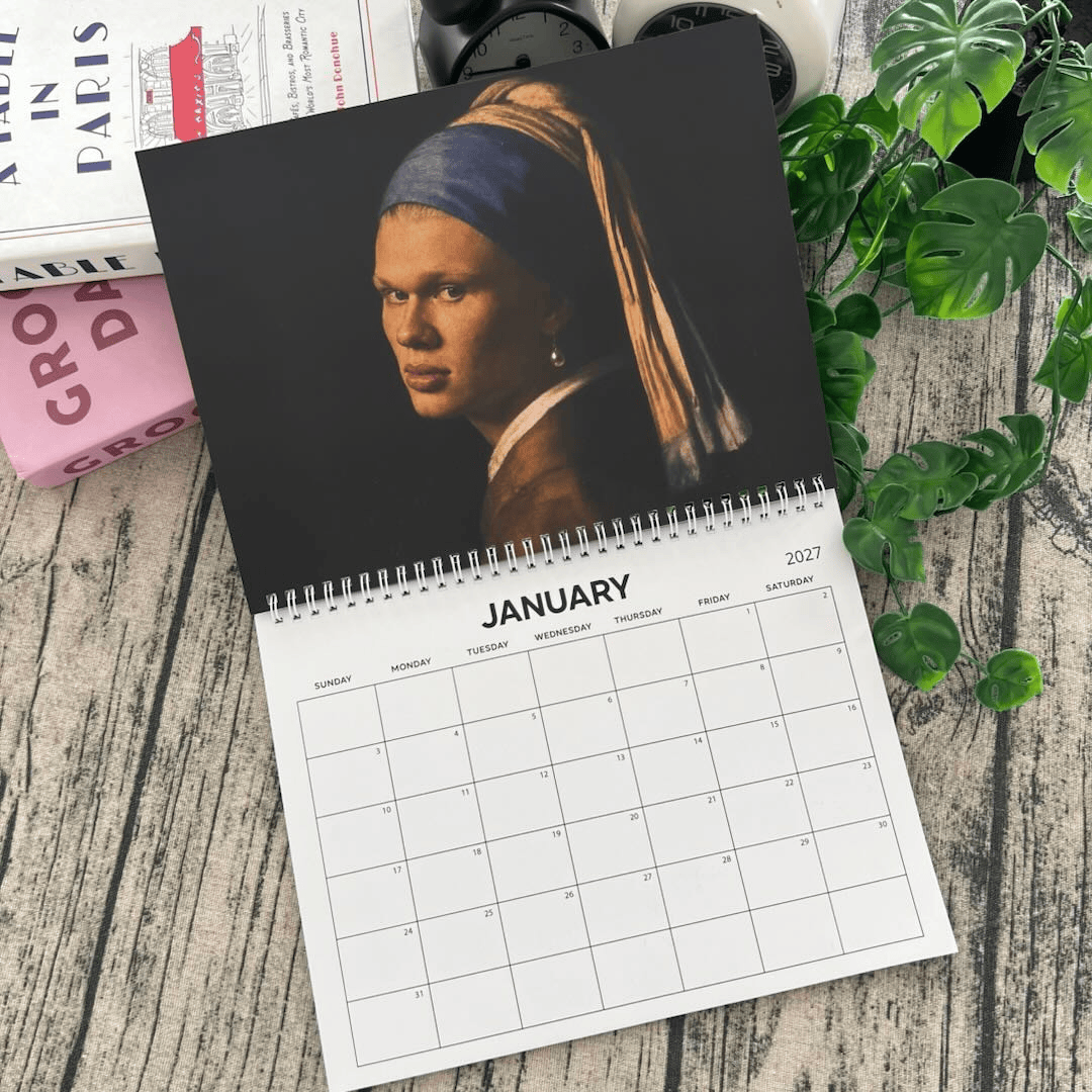4T - Erling Haaland 2027 Wall Calendar