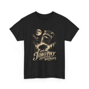 NNA - Vintage Jimothy Raccoon Shirt, Seattle Feral Legend Comfort Colors Tee, Retro Moon Graphic Tshirt, Funny Trash Panda Cottagecore Animal