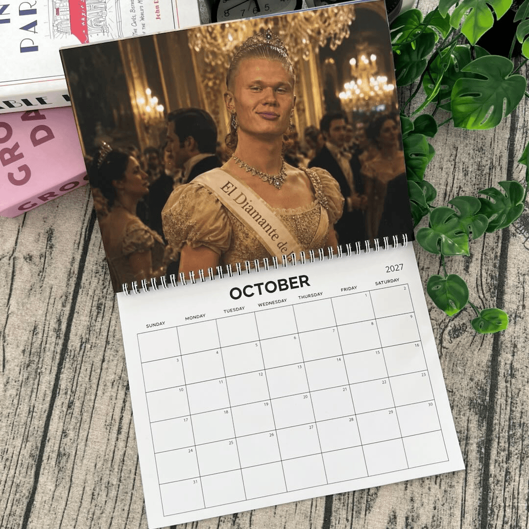 4T - Erling Haaland 2027 Wall Calendar