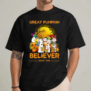 PK - 1966 Great Pumpkin Believer Sweatshirt, Halloween Classic Cartoon Movie Fan T-Shirt Hoodie