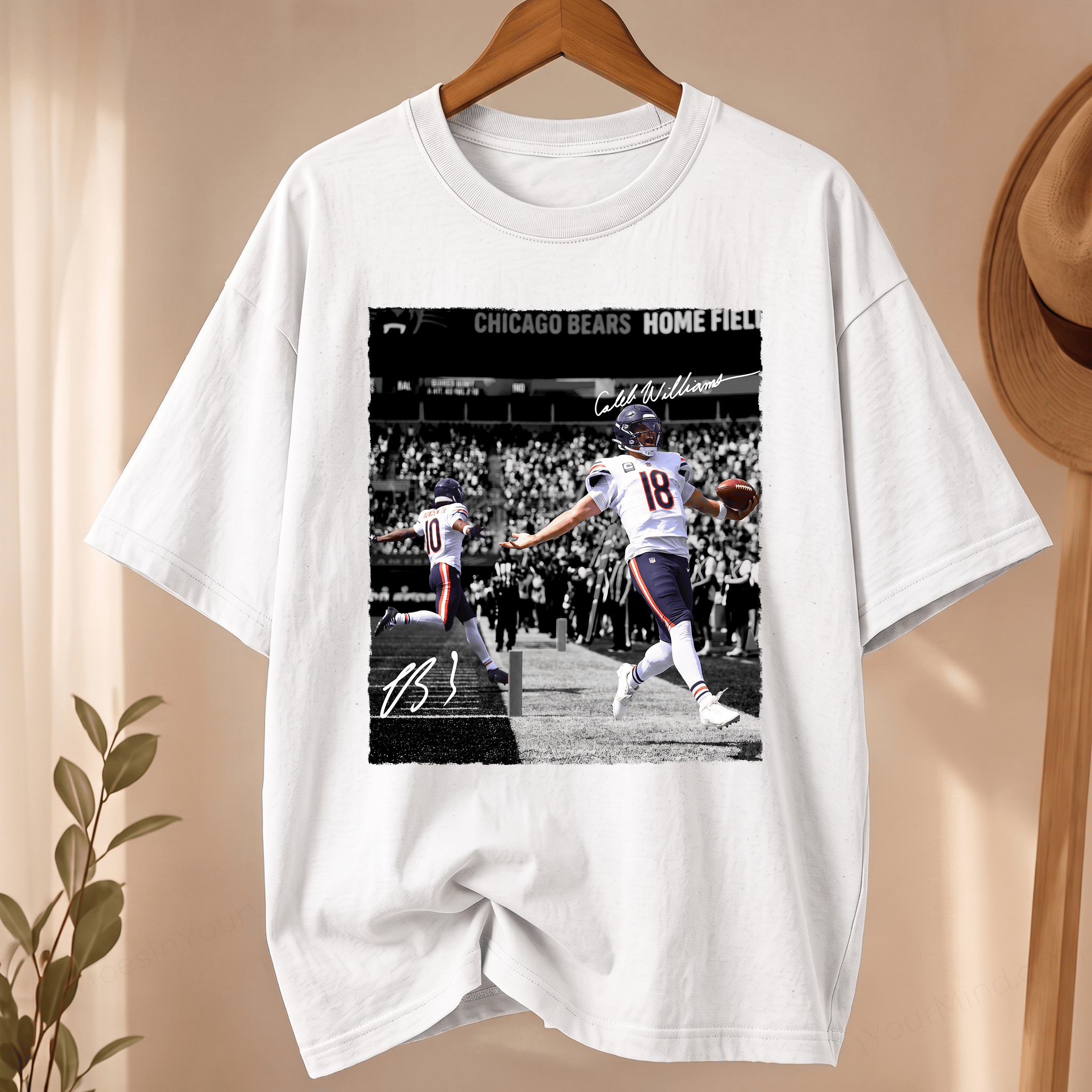 NT - Caleb Williams and Luther Burden Perfect Duo Shirt