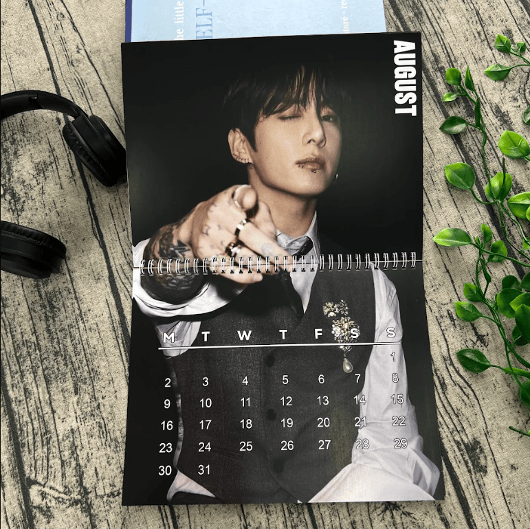 NNA - JEON JUNGKOOK BTS 2027 Calendar, Gift for ARMYs, Home Decor
