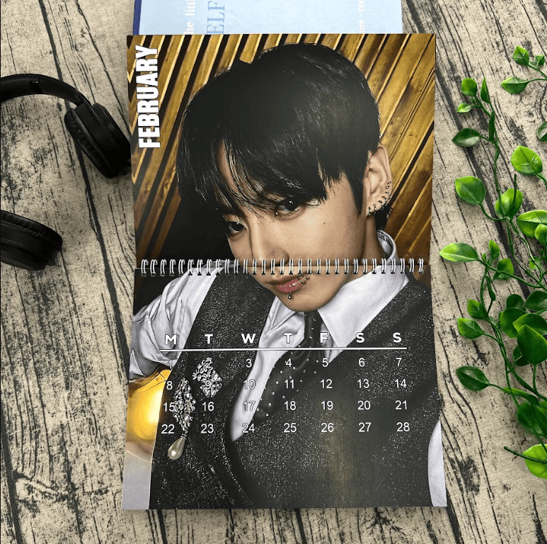 NNA - JEON JUNGKOOK BTS 2027 Calendar, Gift for ARMYs, Home Decor