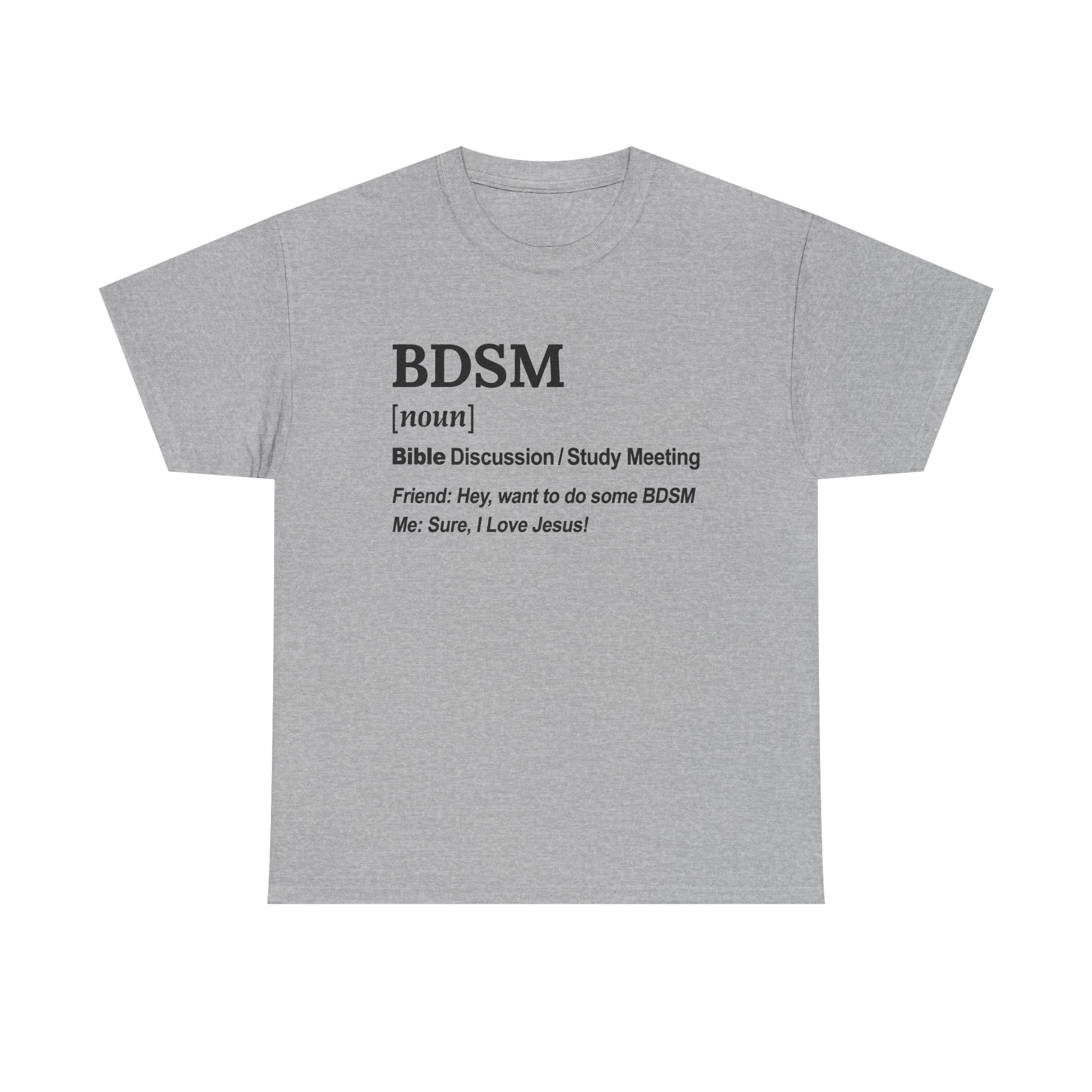 SV - BDSM Definition Shirts, Bible Discussion and Study Meeting
