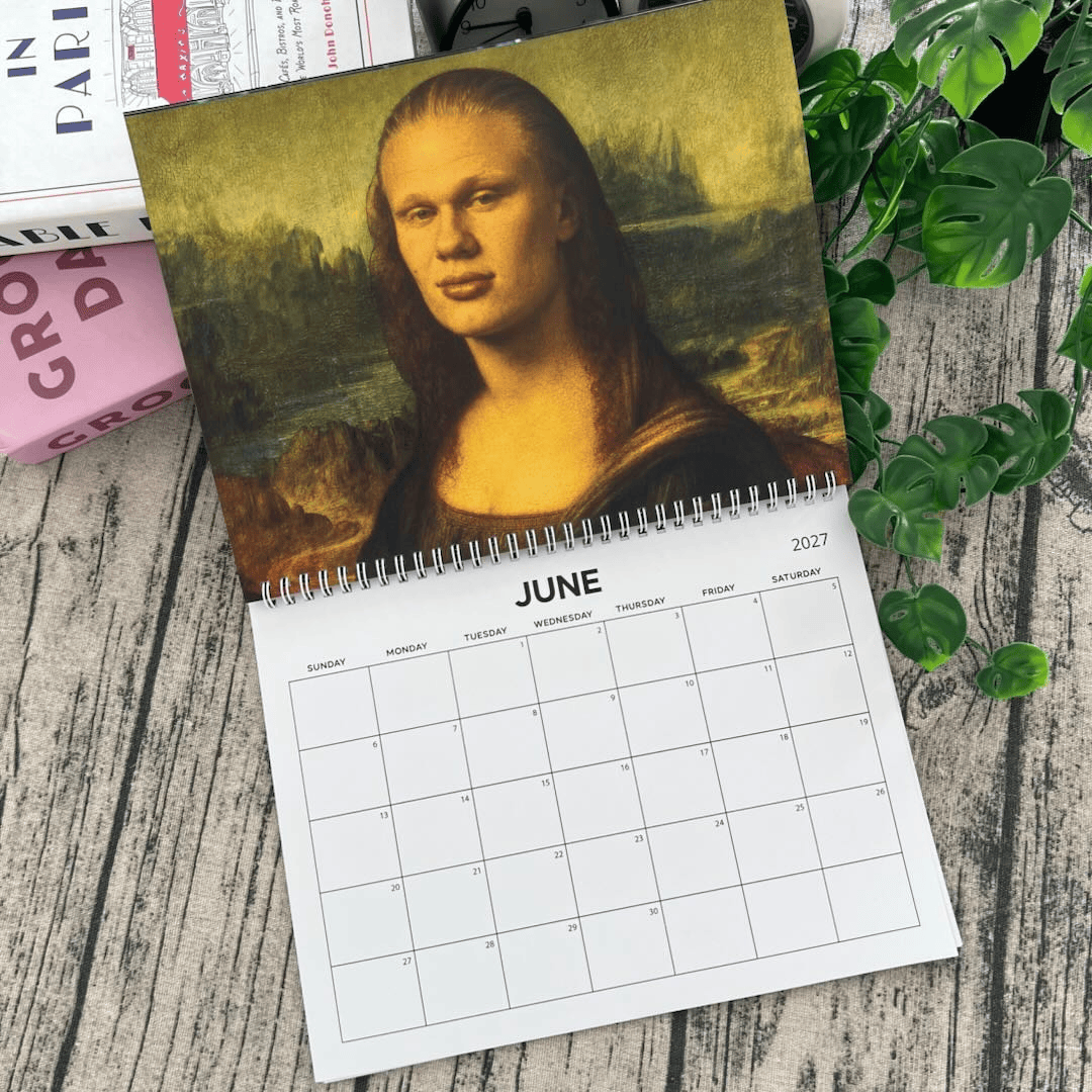 4T - Erling Haaland 2027 Wall Calendar