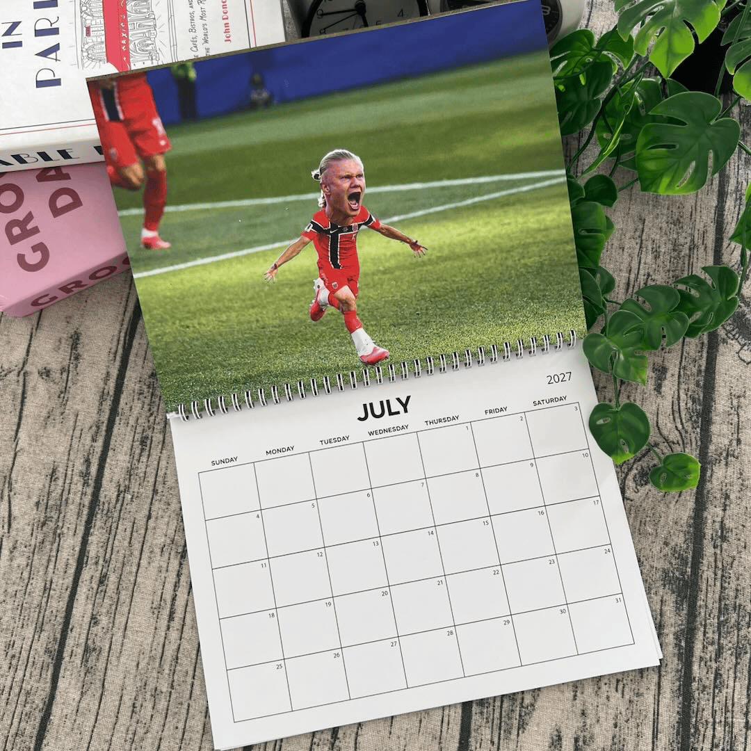 4T - Erling Haaland 2027 Wall Calendar
