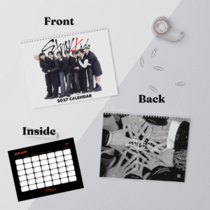 4T - Stray Kids 2027 Wall Calendar Hole, Stay With Stray Kids