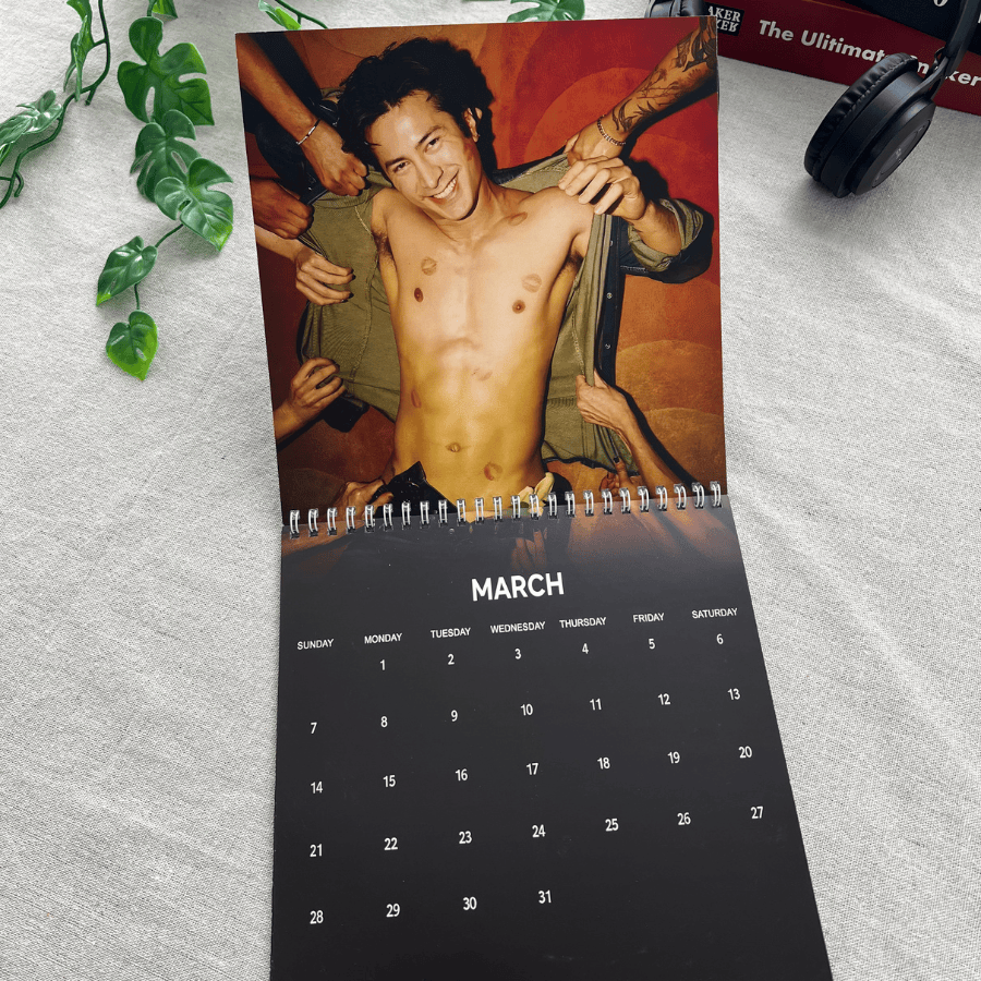 TQ - Heated Rivalry 2027 Wall Calendar, Hudson William, Connor Storrie