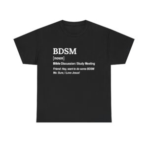 SV - BDSM Definition Shirts, Bible Discussion and Study Meeting
