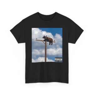 TQ - A Bear On the Tower Pole Shirt, Bear On Pole T-Shirt, Bear Unisex T-Shirt