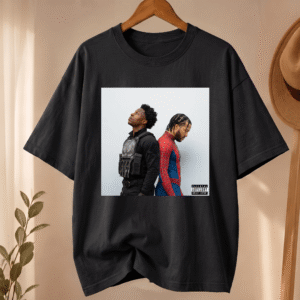 NT - Jalen Spider x OG Pushier Album Cover Funny Shirt, Sweatshirt, Hoodie