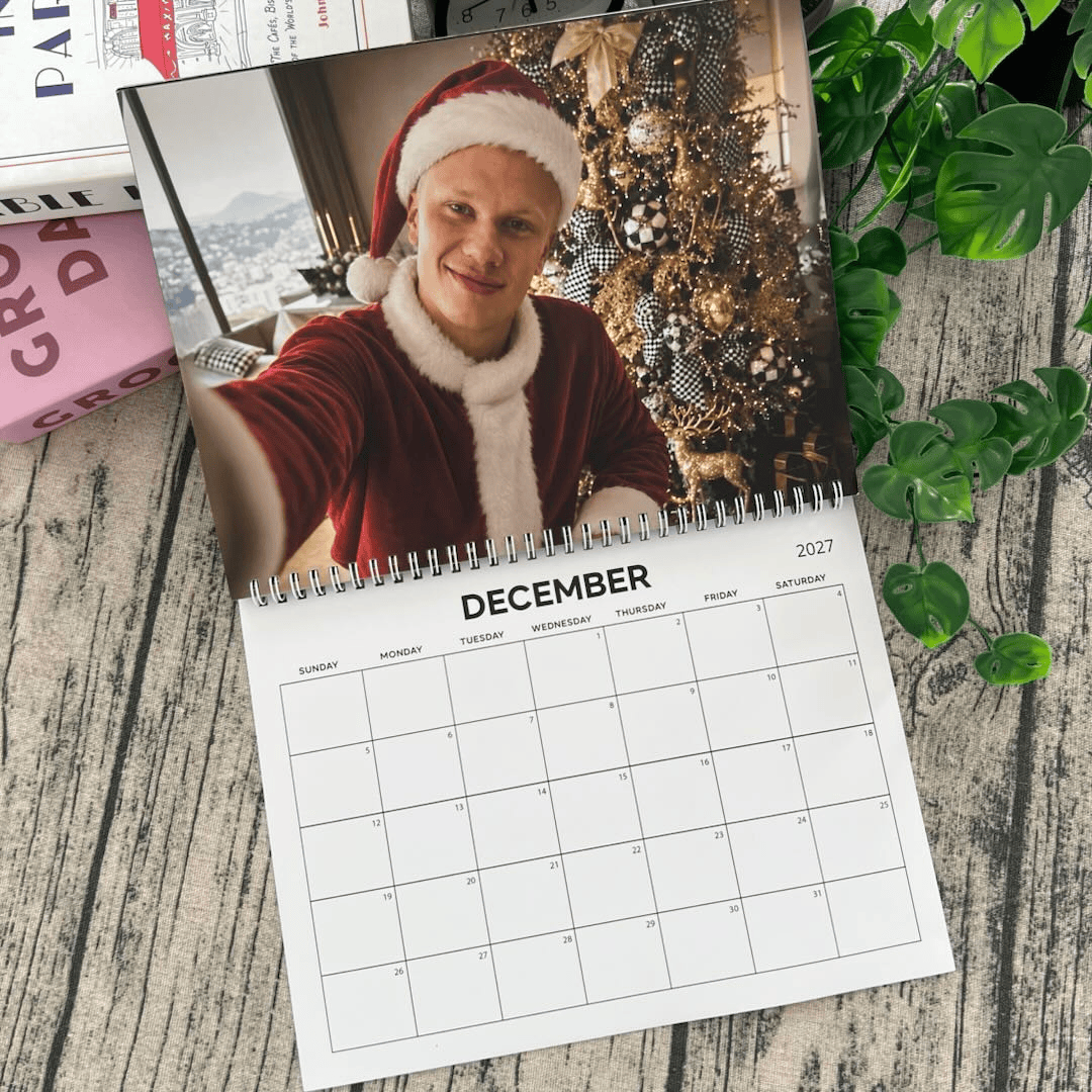 4T - Erling Haaland 2027 Wall Calendar