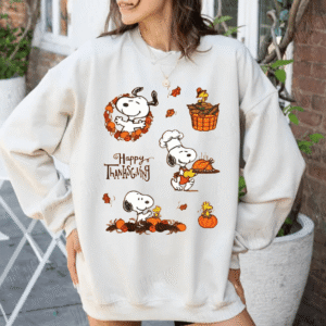 PK - Snoopy Thanksgiving Pumpkin Sweatshirt