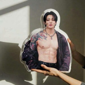 4T - JungKook Sexy Muscle Pillow, Gift For Army, Made-to-Order, Extended Processing Time