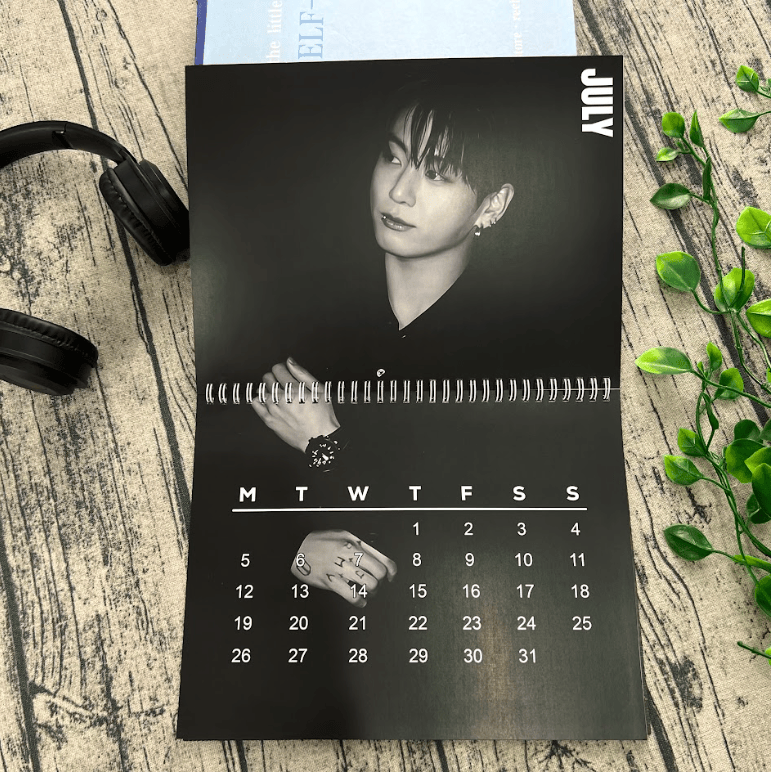 NNA - JEON JUNGKOOK BTS 2027 Calendar, Gift for ARMYs, Home Decor