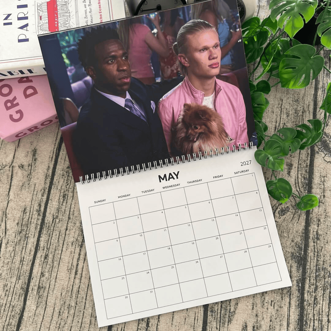 4T - Erling Haaland 2027 Wall Calendar