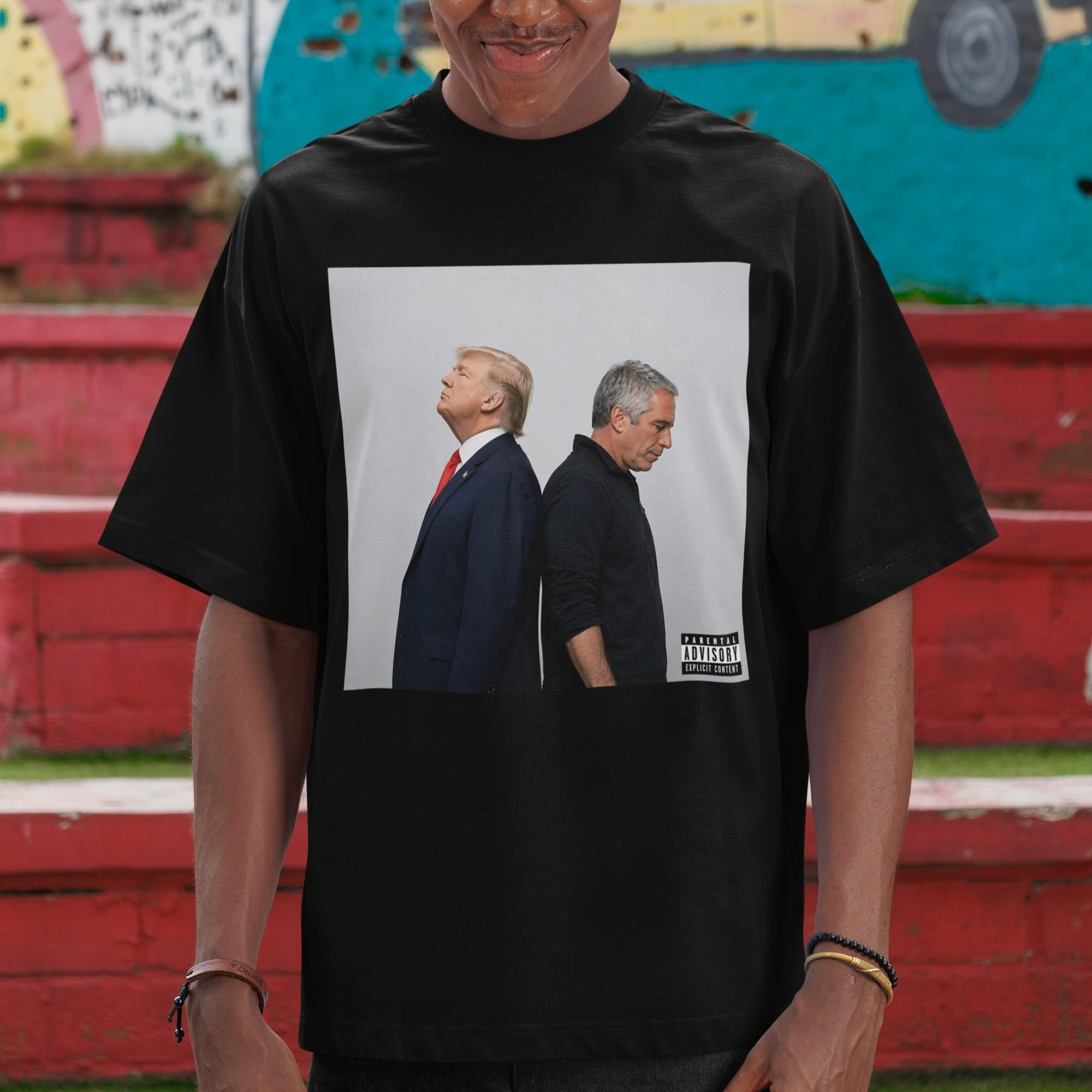 SV - Trump x Epstein Black Beatles Shirts, Meme Tee