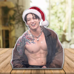 NT - JungKook Sexy Muscle Christmas Pillow